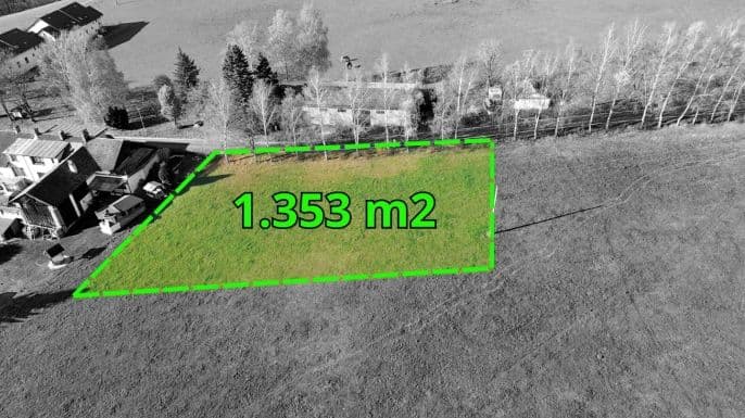 Pozemek k bydlení, 1290 m², Dubenec